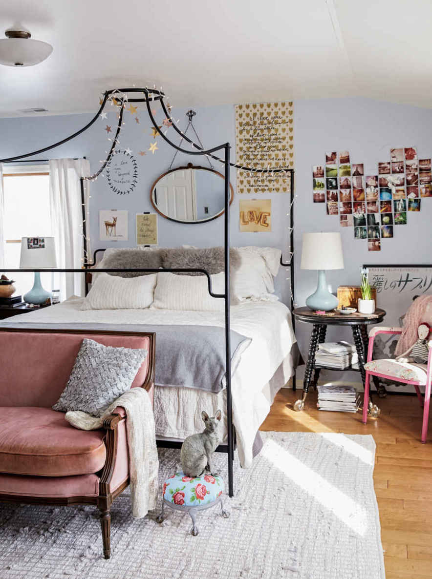 H-ART. This photo collage was made from a few favorite family pics the homeowner had professionally printed.