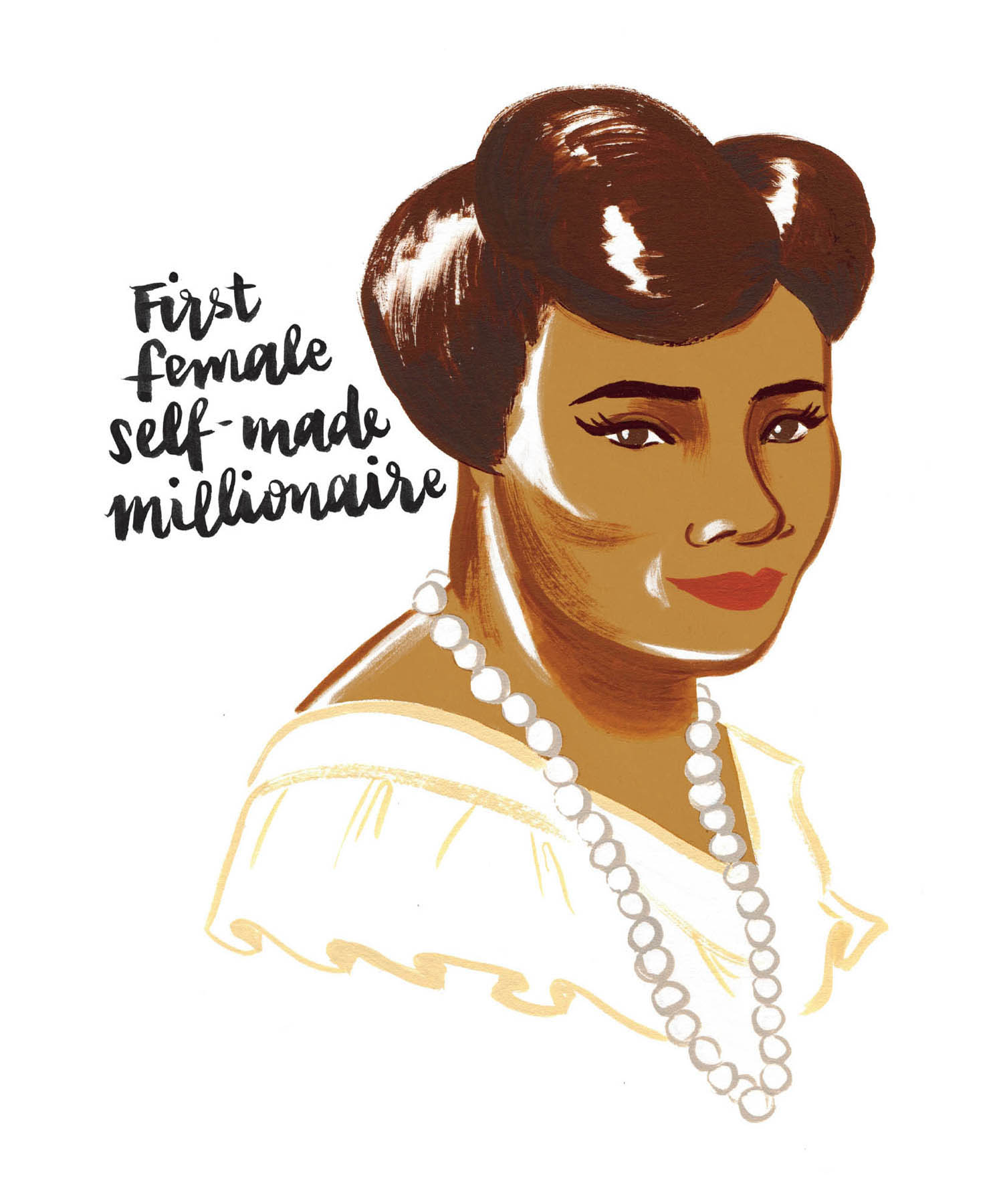 First female self-made millionaire